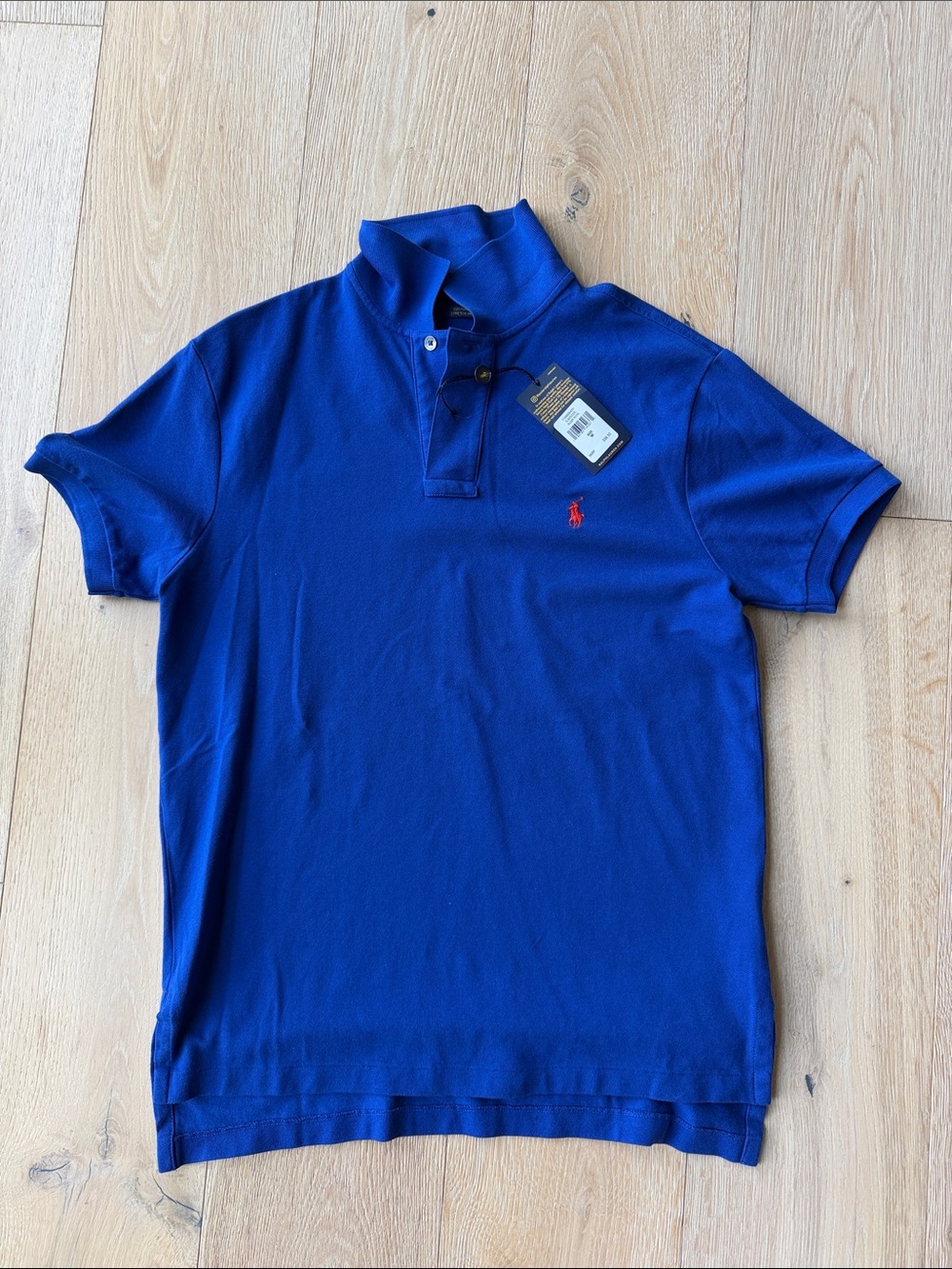 Polo by Ralph Lauren Royal Blue Short-Sleeve Polo with Red Pony